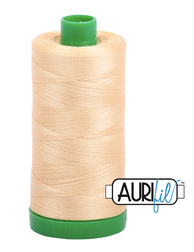 Aurifil Cotton Thread — Light Caramel 6001 — Medium 40wt