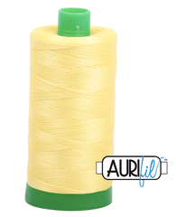 Aurifil Cotton Thread — Lemon 2115 — Medium 40wt