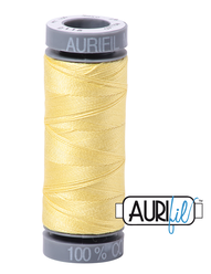 Aurifil Cotton Thread — Lemon 2115 — Small 28wt