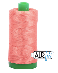 Aurifil Cotton Thread — Tangerine Dream 6729 — Medium 40wt