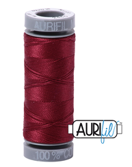 Aurifil Cotton Thread — Dark Carmine Red 2460 — Small 28wt