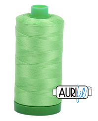 Aurifil Cotton Thread — Shamrock Green 6737 — Medium 40wt