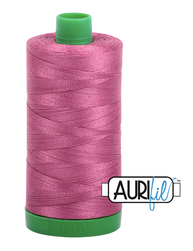 Aurifil Cotton Thread — Rose 2450 — Medium 40wt