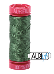 Aurifil Cotton Thread — Very Dark Grass Green 2890 — Small 12wt