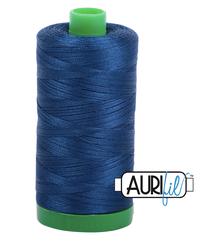 Aurifil Cotton Thread — Medium Delft Blue 2783 — Medium 40wt