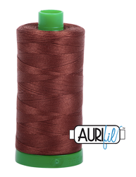 Aurifil Cotton Thread — Chocolate 2360 — Medium 40wt