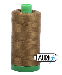 Aurifil Cotton Thread — Dark Olive 4173 — Medium 40wt