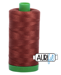 Aurifil Cotton Thread — Copper Brown 4012 — Medium 40wt