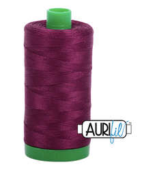 Aurifil Cotton Thread — Plum 4030 — Medium 40wt