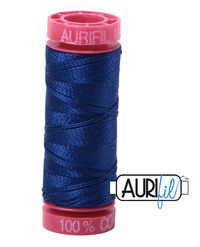 Aurifil Cotton Thread — Dark Delft Blue 2780 — Small 12wt