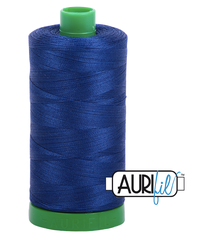 Aurifil Cotton Thread — Dark Delft Blue 2780 — Medium 40wt