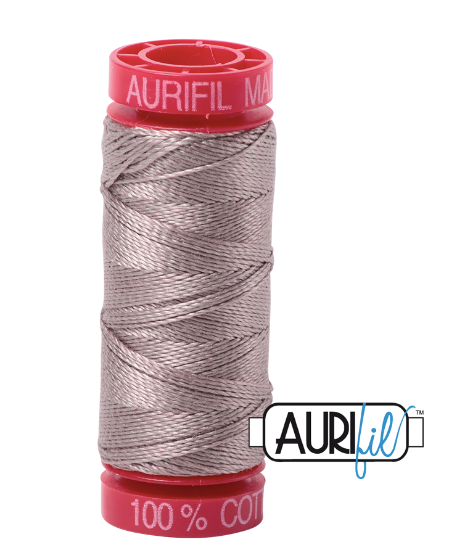 Aurifil Cotton Thread — Steampunk 6730 — Small 12wt
