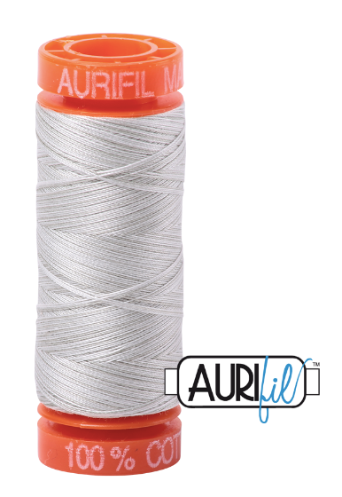 Aurifil Cotton Thread — Silver Moon (Variegated) 4060 — Small 50wt