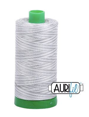 Aurifil Cotton Thread — Colour 4060 Silver Moon Variegated