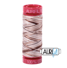 Aurifil Cotton Thread — Biscotti (Variegated) 4666 — Small 12wt