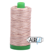 Aurifil Cotton Thread — Biscotti (Variegated) 4666 — Medium 40wt