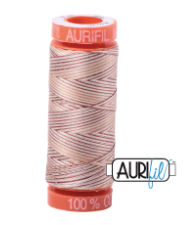 Aurifil Cotton Thread — Biscotti (Variegated) 4666 — Small 50wt