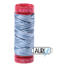 Aurifil Cotton Thread — Colour 4669 Stonewash Variegated