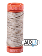 Aurifil Cotton Thread — Colour 4667 Nutty Nougat Variegated