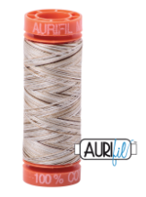 Aurifil Cotton Thread — Nutty Nougat (Variegated) 4667 — Small 50wt