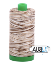 Aurifil Cotton Thread — Colour 4667 Nutty Nougat Variegated