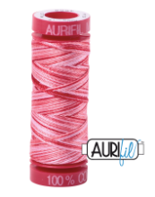 Aurifil Cotton Thread — Colour 4668 Strawberry Parfait Variegated