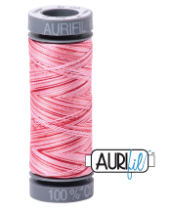 Aurifil Cotton Thread — Colour 4668 Strawberry Parfait Variegated
