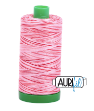 Aurifil Cotton Thread — Colour 4668 Strawberry Parfait Variegated