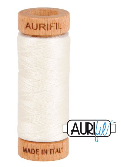 Aurifil Cotton Thread — Sea Biscuit 6722 — Small 80wt