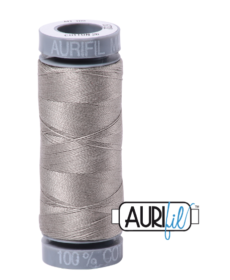 Aurifil Cotton Thread — Earl Grey 6732 — Small 28wt