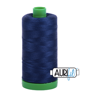 Aurifil Cotton Thread - Colour 2784 Dark Navy