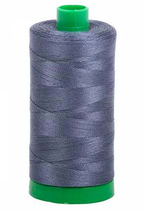 Aurifil Cotton Thread — Medium Grey 1158 — Medium 40wt