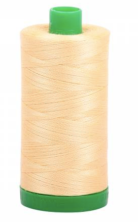 Aurifil Cotton Thread — Medium Butter 2130 — Medium 40wt