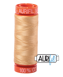 Aurifil Cotton Thread — Ochre Yellow 5001 — Small 50wt