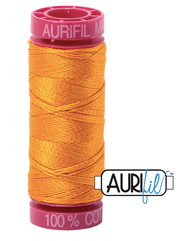 Aurifil Cotton Thread — Yellow Orange 2145 —  Small 12wt