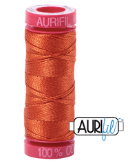 Aurifil Cotton Thread — Rusty Orange 2240 — Small 12wt