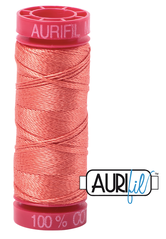 Aurifil Cotton Thread — Salmon 2225 — Small 12wt