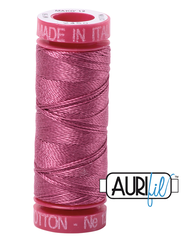 Aurifil Cotton Thread — Rose 2450 — Small 12wt