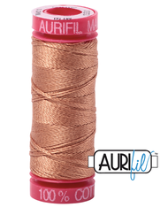 Aurifil Cotton Thread — Light Chestnut 2330 — Small 12wt