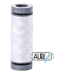 Aurifil Cotton Thread — White 2024 — Small 28wt