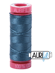 Aurifil Cotton Thread — Smoke Blue 4644 — Small 12wt