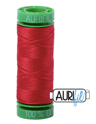 Aurifil Cotton Thread — Lobster Red 2265 — Small 40wt