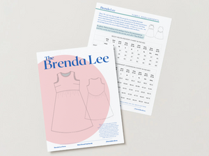 The Brenda Lee Dress Pattern - PDF