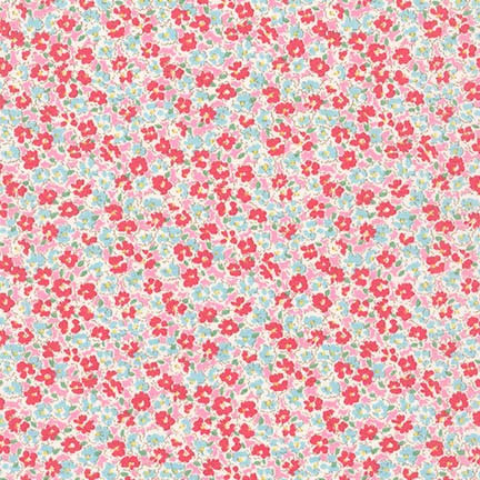 Pink Floral  - Petite Garden for Sevenberry Fabrics
