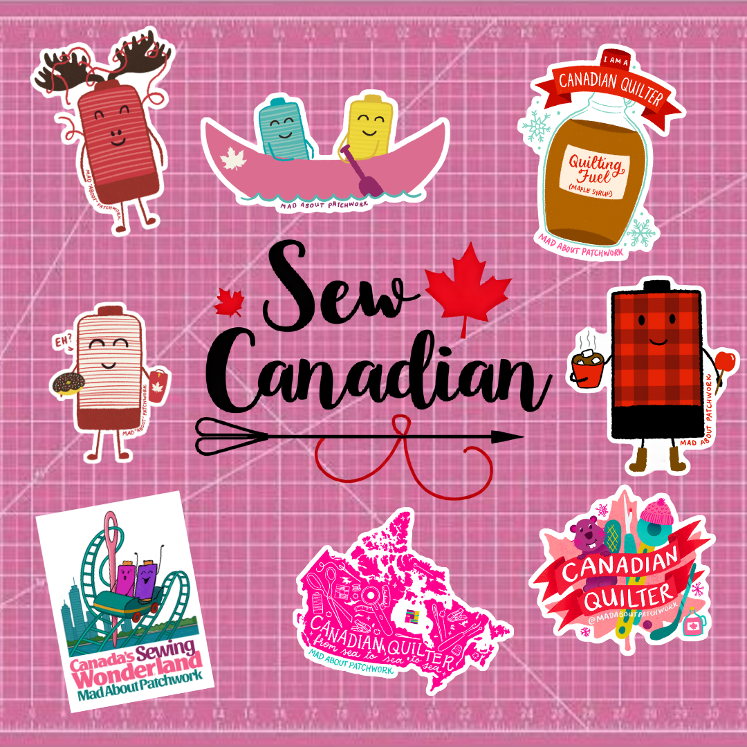 MAP Sticker Pack - Sew Canadian - Garage Sale