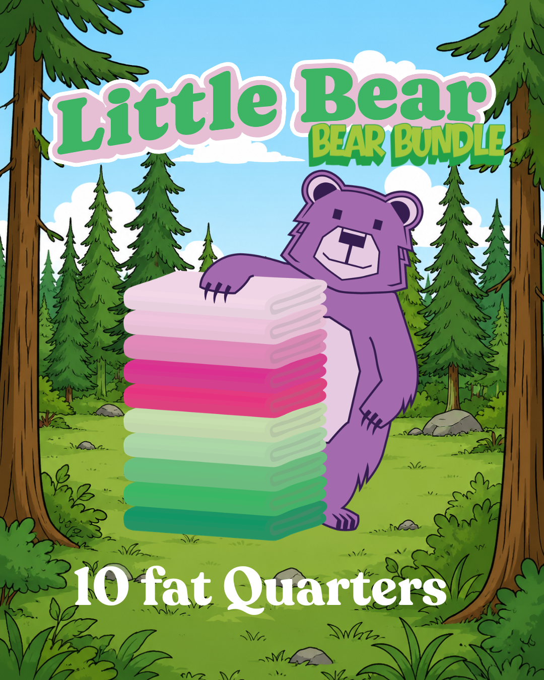 Little Bear - Fat Quarter Bundle (10FQs) - Quilt Canada Winnipeg 2026