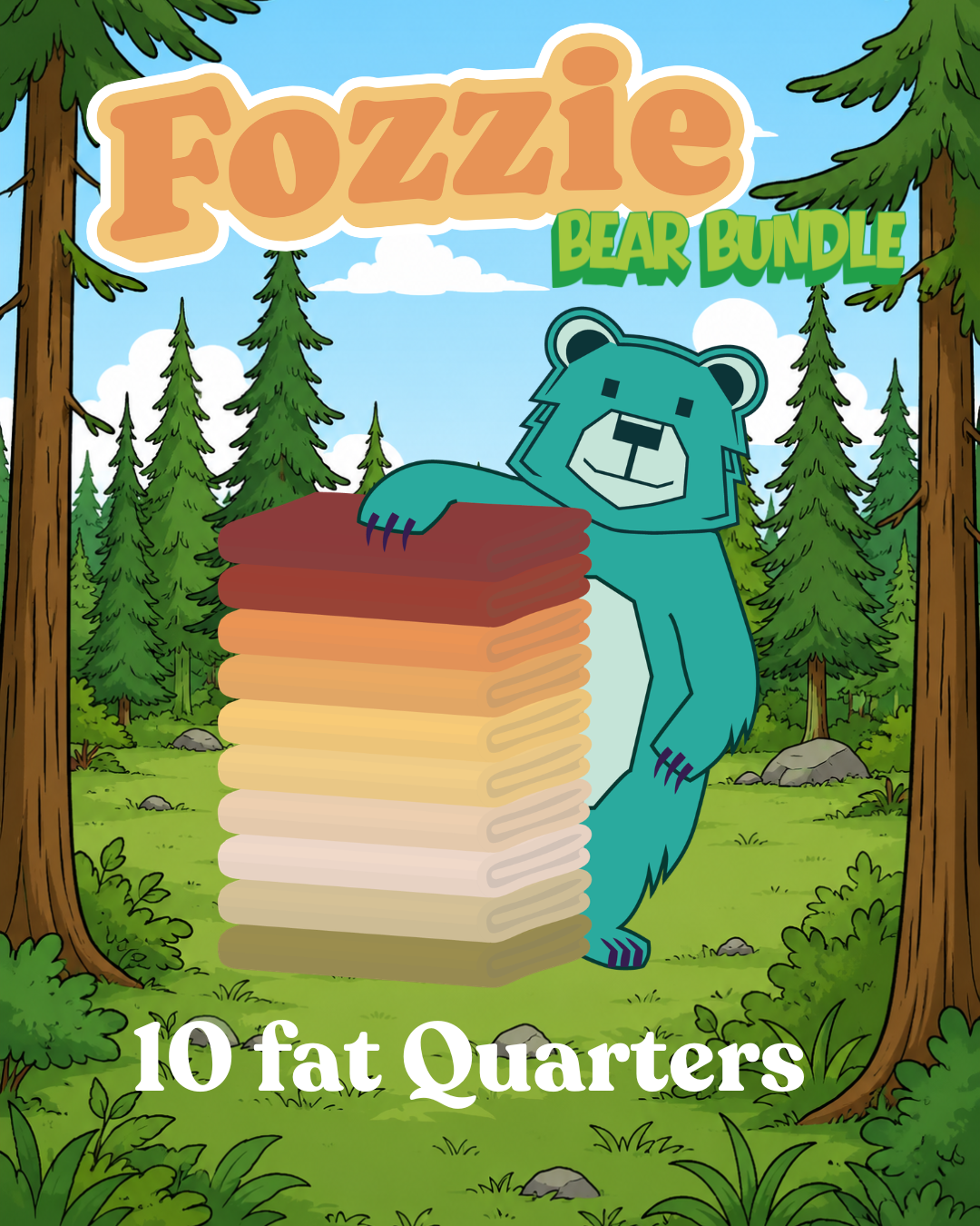 Fozzie Bear - Fat Quarter Bundle (10FQs) - Quilt Canada Winnipeg 2026