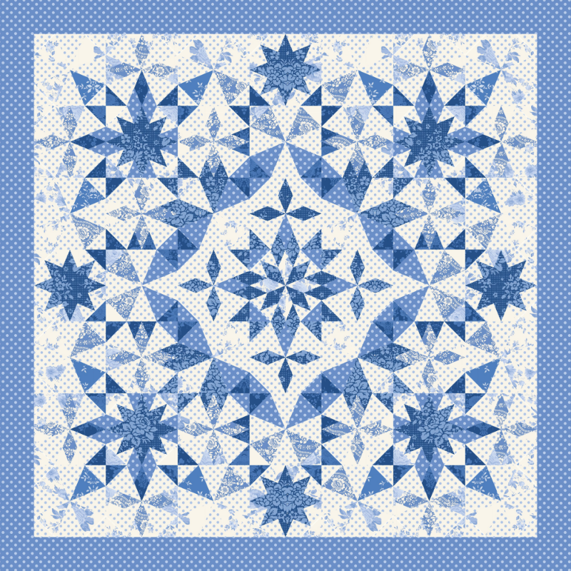 || Pre-Order || Exclusive KIt - Something About Alaska - Featuring Tilda Something Blue Fabric