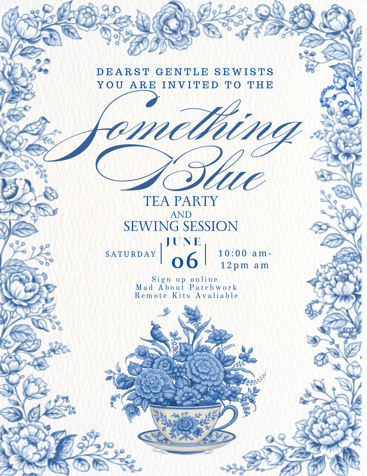 Something Blue Release Tea Party