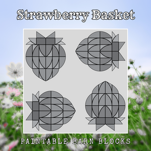 Strawberry Basket - Spring || Barn Block ||